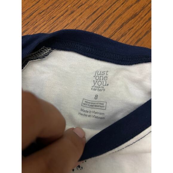 NWT Just One You By Carters 2 Piece Pajama Set Size 8- Dinosaur - Picture 4 of 6